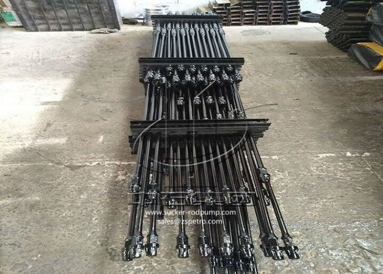 Alloy Steel Welding Hollow Oilfield Sucker Rods With Rod Coupling Customized Length