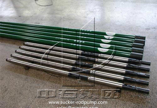 25 - 30ft Length Well Pump Tubing With Spray Metal Plunger Subsurface Sucker Rod Pump
