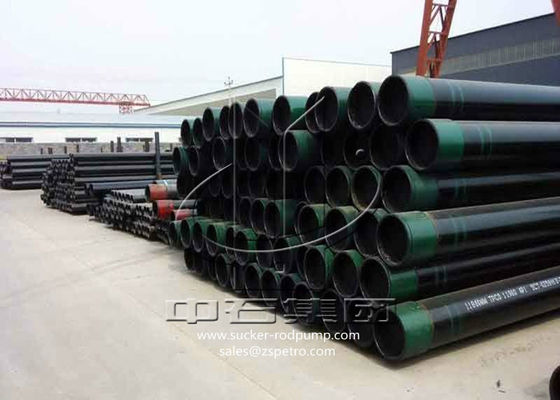 OCTG Seamless Casing Pipe , Hot Rolled Seamless Steel Pipe API Thread Type