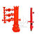 Clamp On Quick Latch Oilfield Cementing Tools Single / Double Plugs Casing Cementing Head