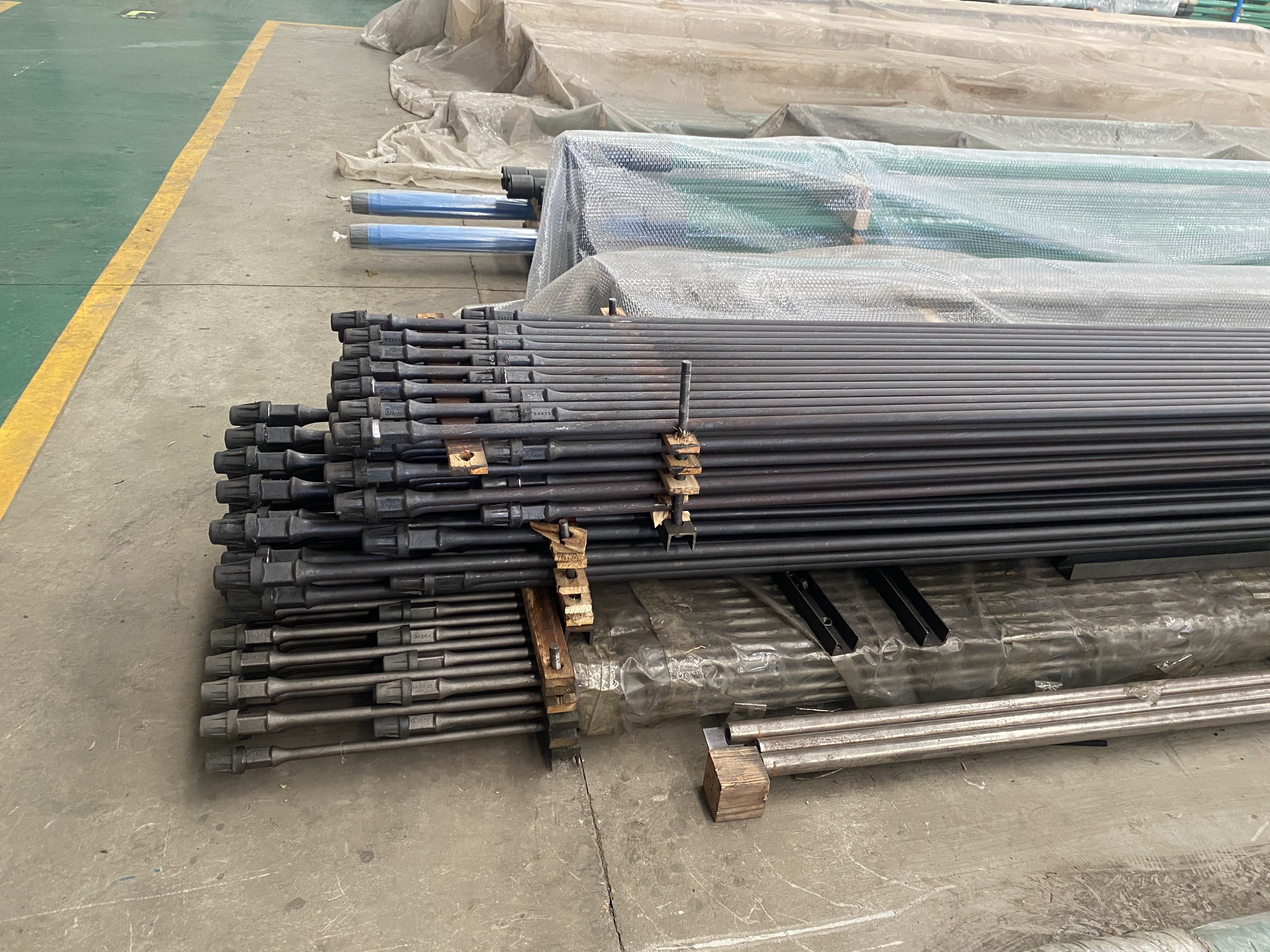 Steel Sucker Rods Rust API 11B 4130 Alloy Steel Oilfield Sucker Rods Pony Rods