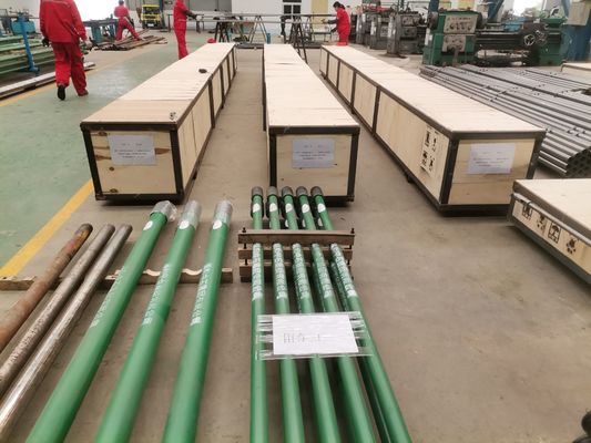 Metal Spray / Chrome Plated Sucker Rod Pump Plunger / Nip Coating Plain Carbon Barrel Rod Pump