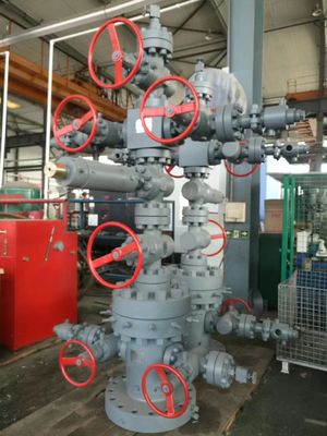 Wellhead And Christmas Tree Equipment With Tubing Head Casing Head Cross And Gate Valves