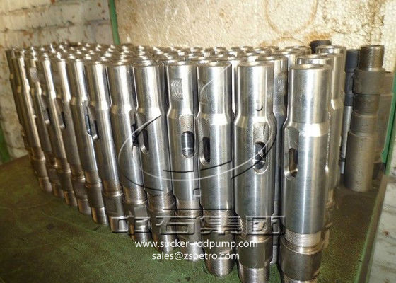 Steel Oilfield Pump Parts , Chrome Plated Technology Sucker Rod Pump Plunger