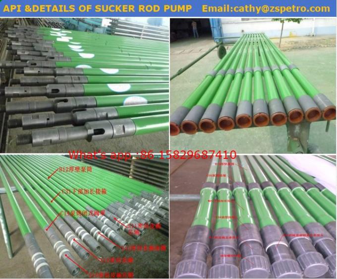 API 11AX Sucker Rod Pump for Deep Oil Wells with Thin Barrel and Bottom Cup