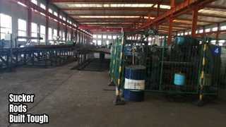 Production workshop for sucker rods